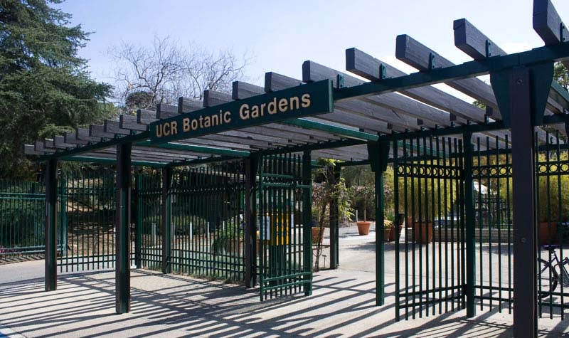 UCR Botanic Gardens entrance