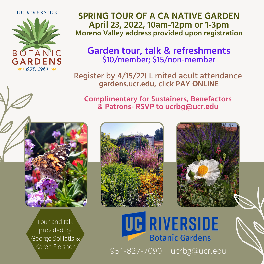 CA Native Garden Tour, 4/23/22